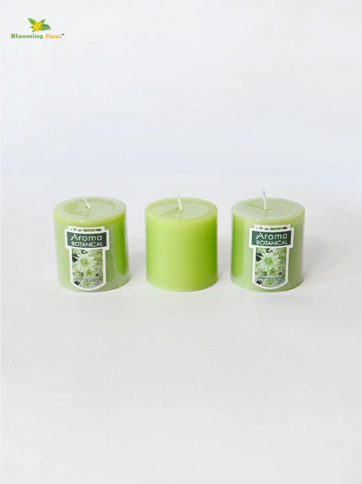 Scented Pillar Candles - Sets of 2