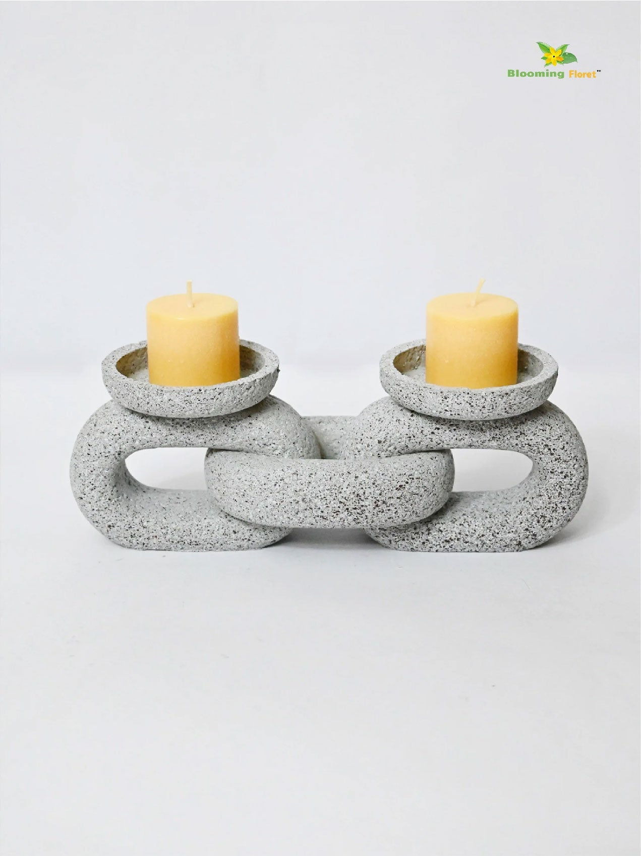 Serenity Stone Dual Candle Holder