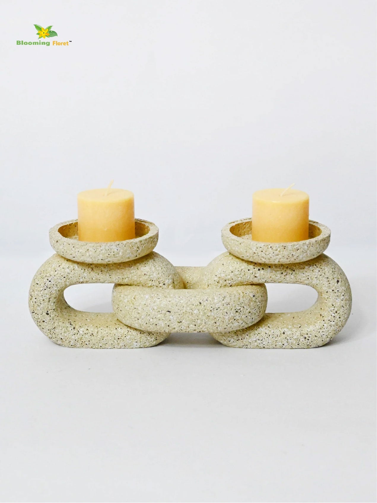 Serenity Stone Dual Candle Holder