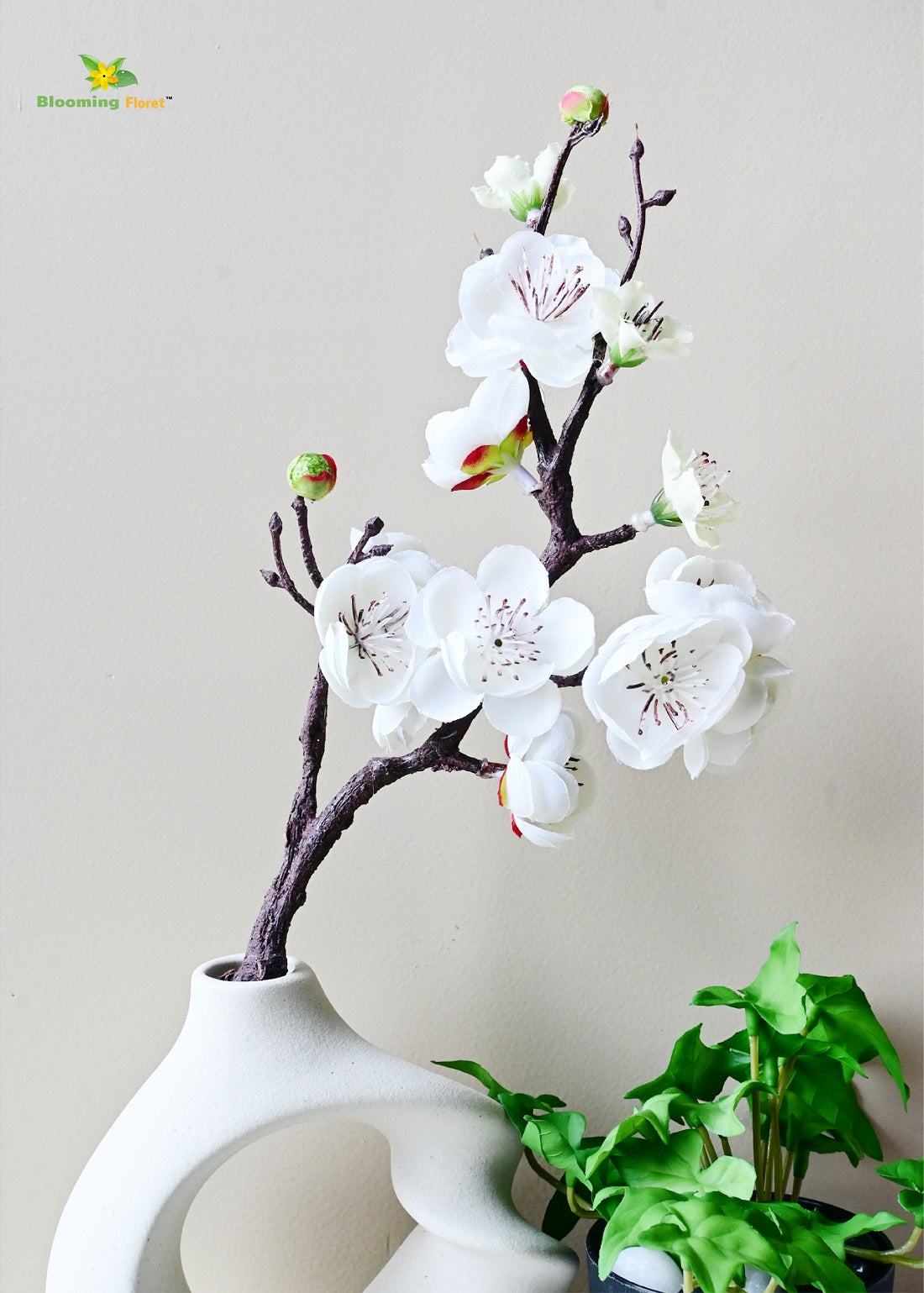 Small Plum Blossom Flower Stick (Set of 2)