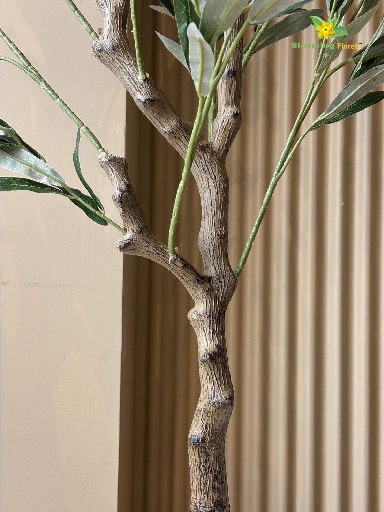 Overleaf Faux Olive Tree | 140 cm | With Basic Pot