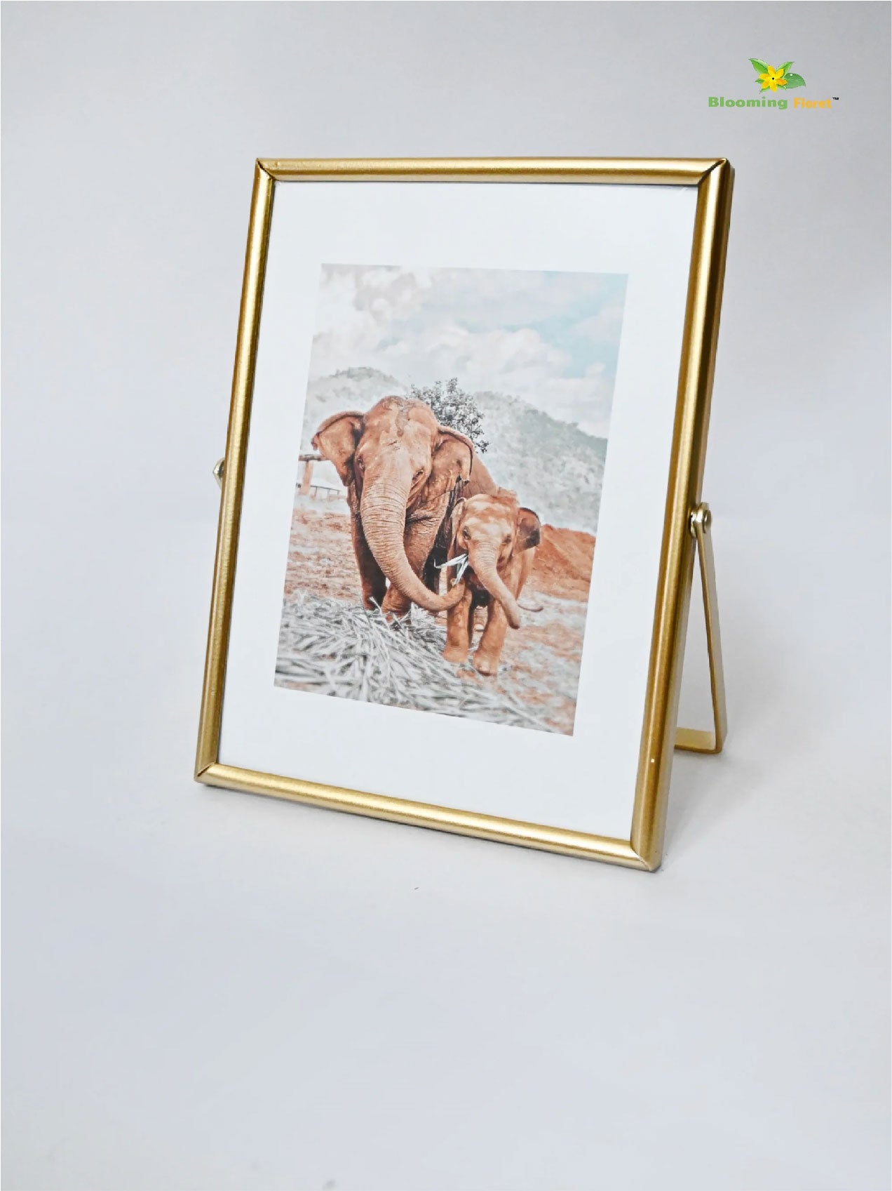 Elephant Metal Photo Frame | 17.5 cm