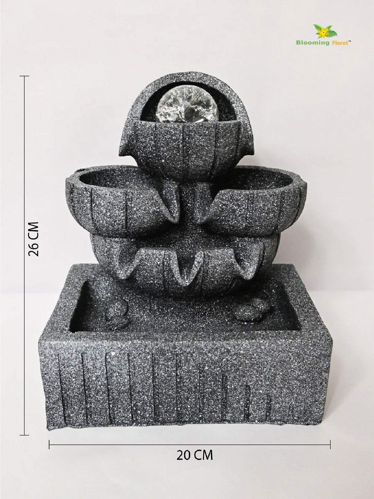 Stylish Tabletop Water Fountain | 26 cm