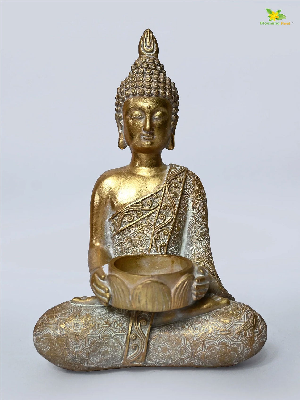 Golden Alms Buddha Statue