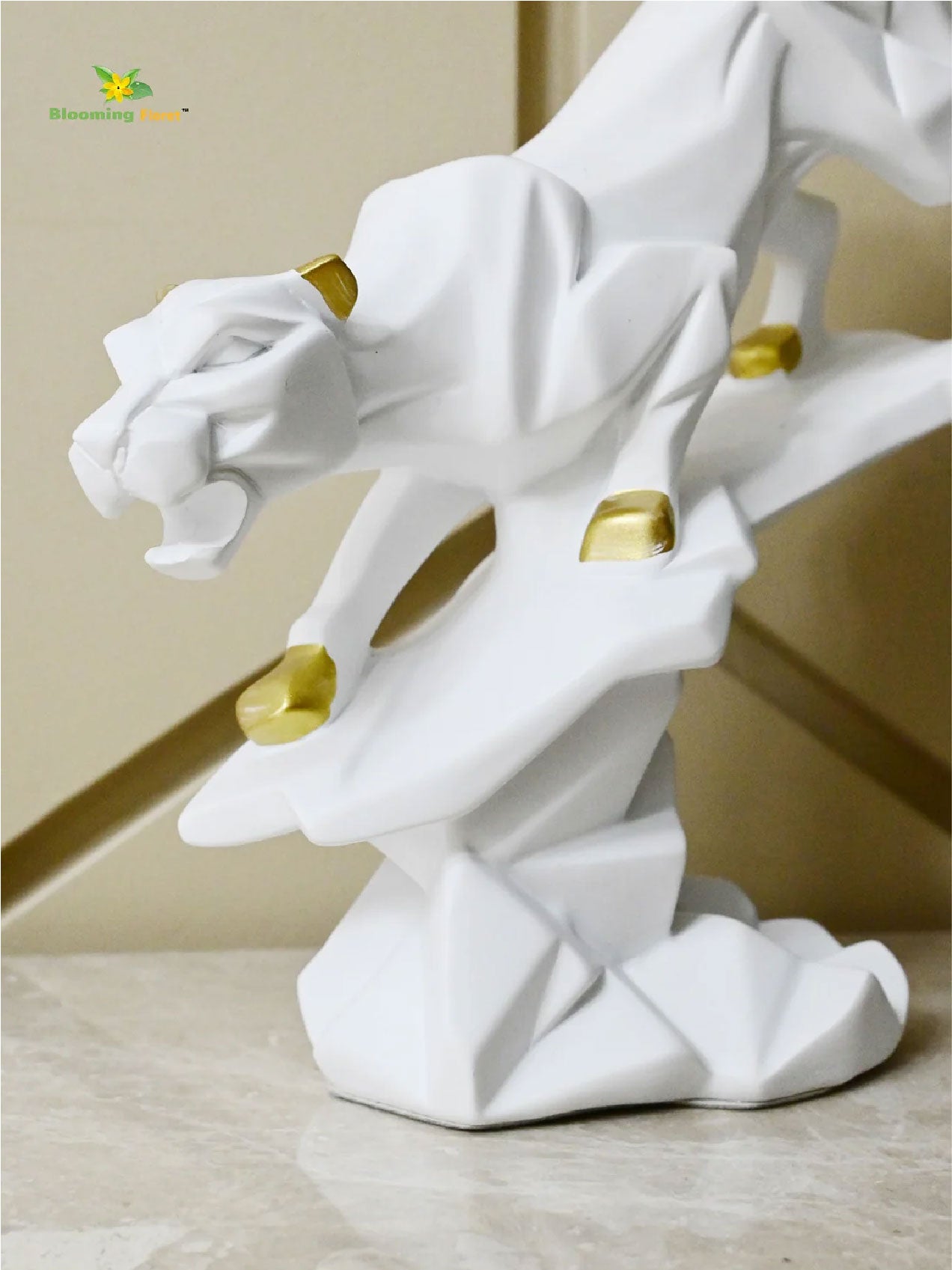 Modern Geometric 'Black & White Panther'
