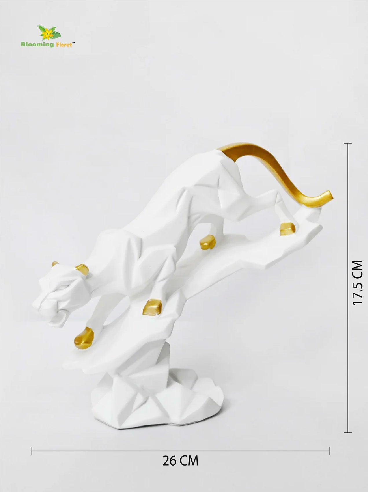 Modern Geometric 'Black & White Panther'