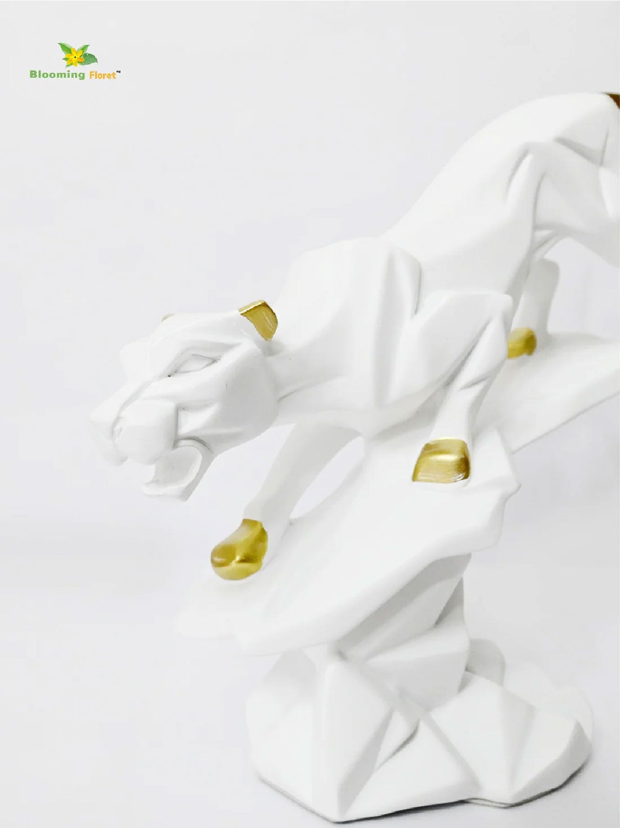 Modern Geometric 'Black & White Panther'