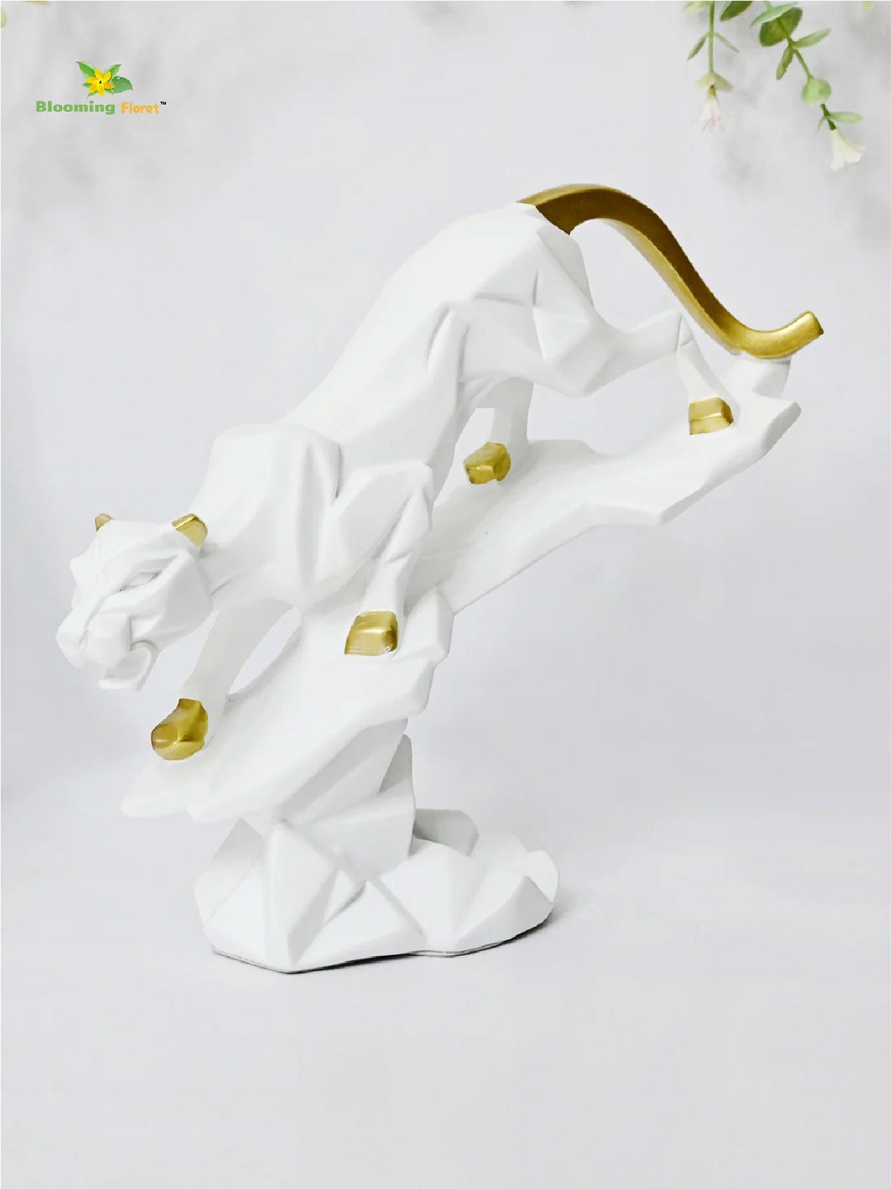 Modern Geometric 'Black & White Panther'