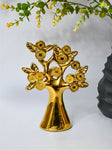 Luxe Golden Coin Sculpture Tree
