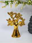 Luxe Golden Coin Sculpture Tree