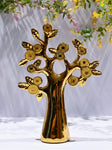 Luxe Golden Coin Sculpture Tree