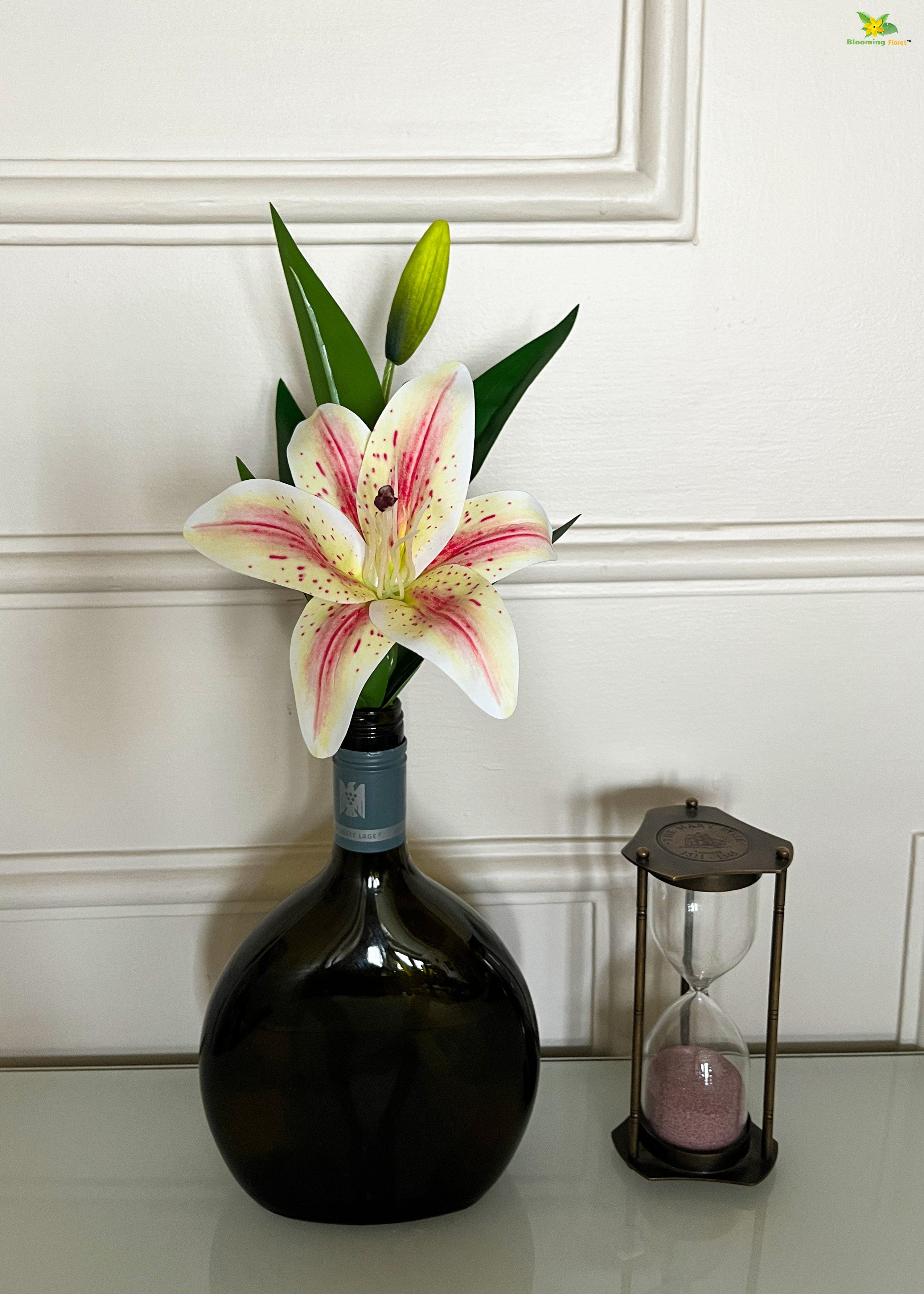 Artificial Lily Flower Stick for Decor