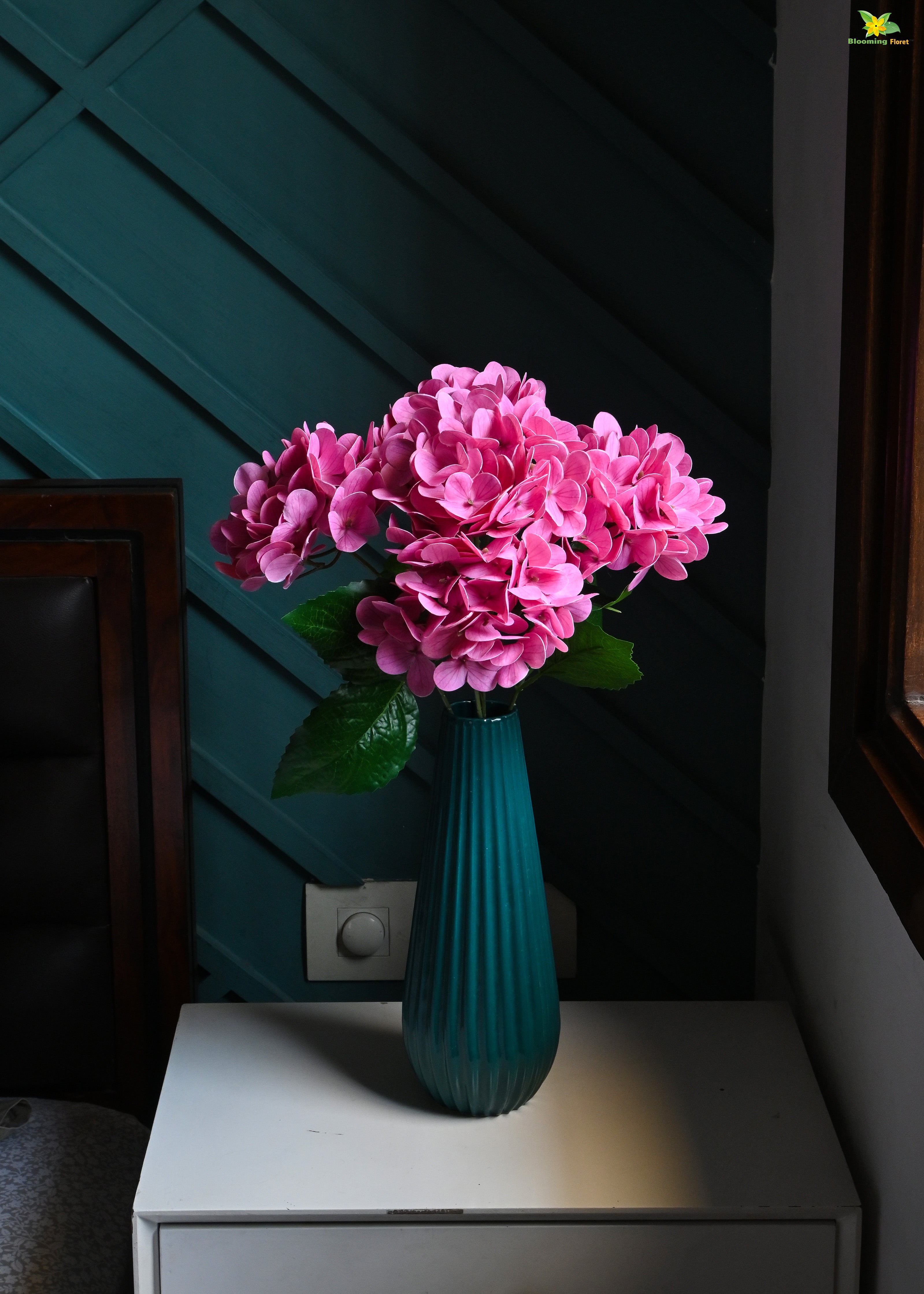 Artificial Hydrangea Flower Bunch for Decor