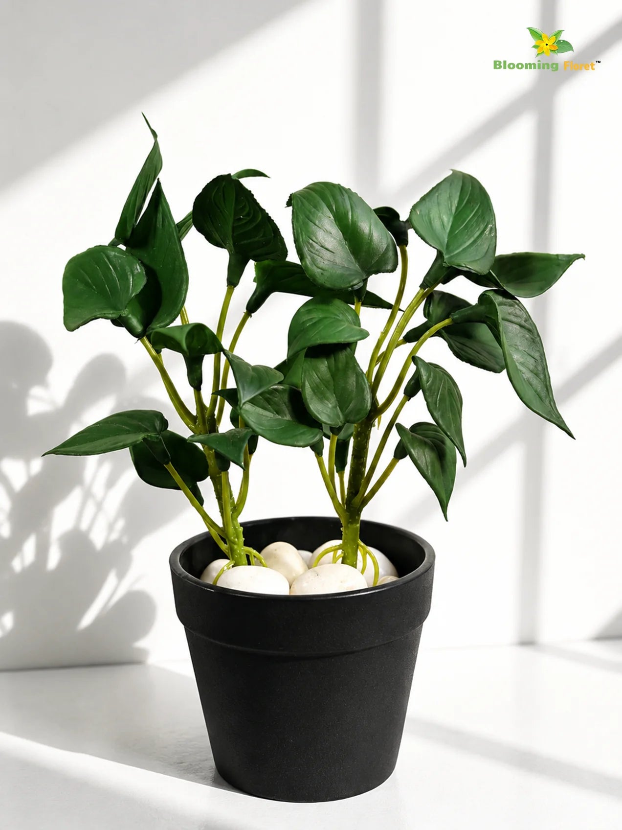 Artificial Money Plant Succulent | Dark Green | 15 cm