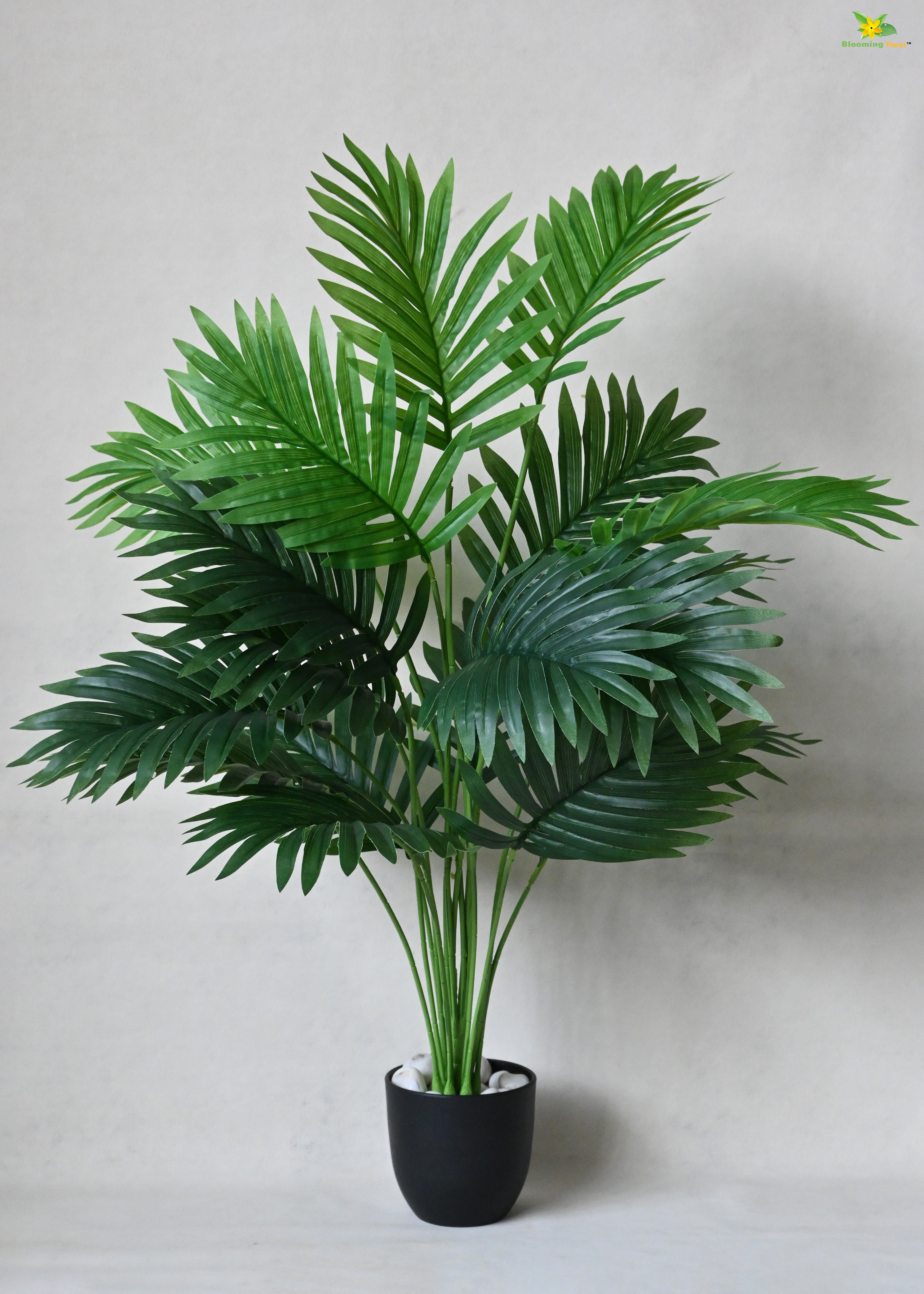 Artificial Areca Palm Plant 18 Leaves with Basic Pot | 82  cm