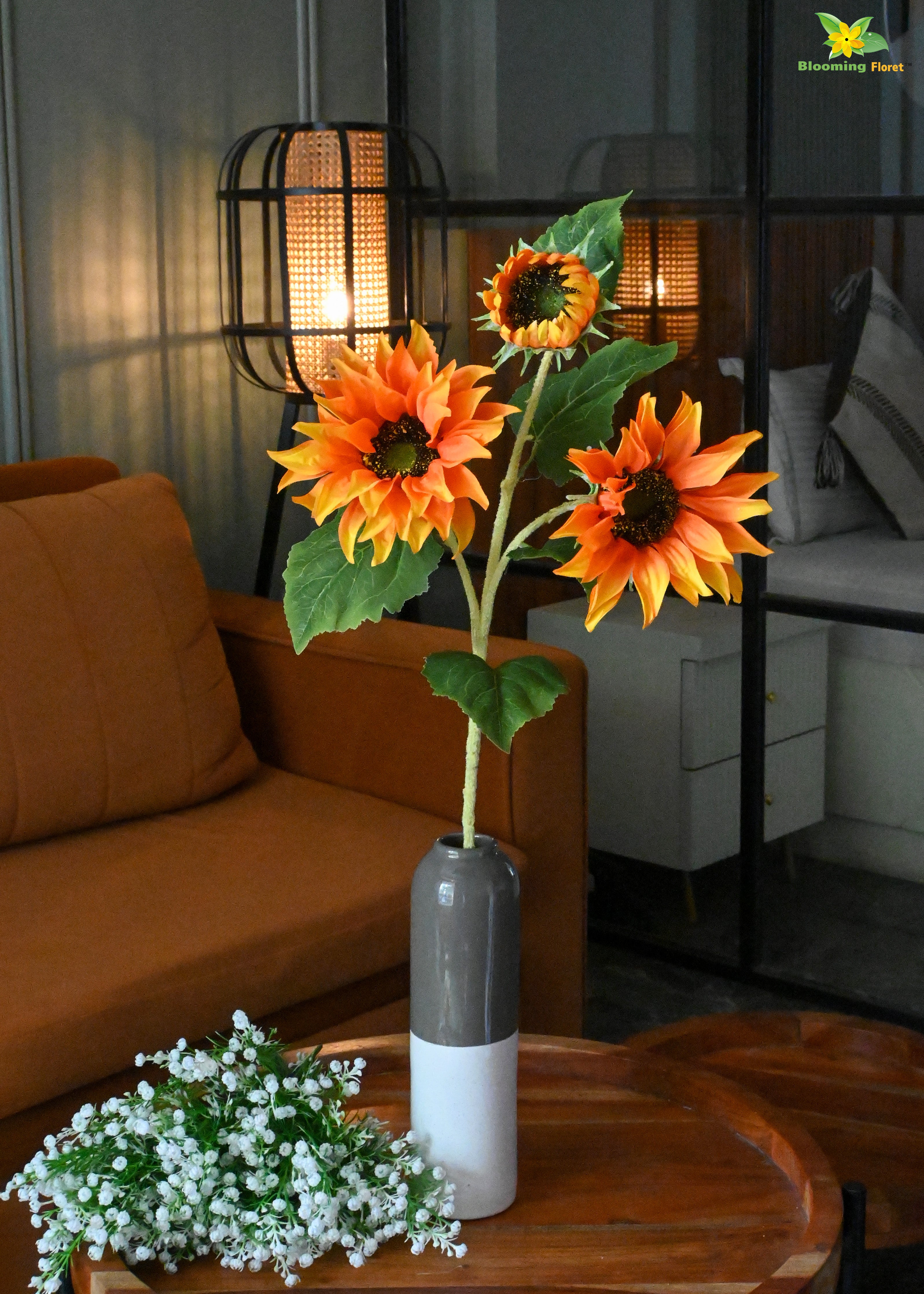 Artificial Sun Flower Stick for Decor