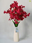 Artificial Dame's Rocket Flowers Bunch - Red