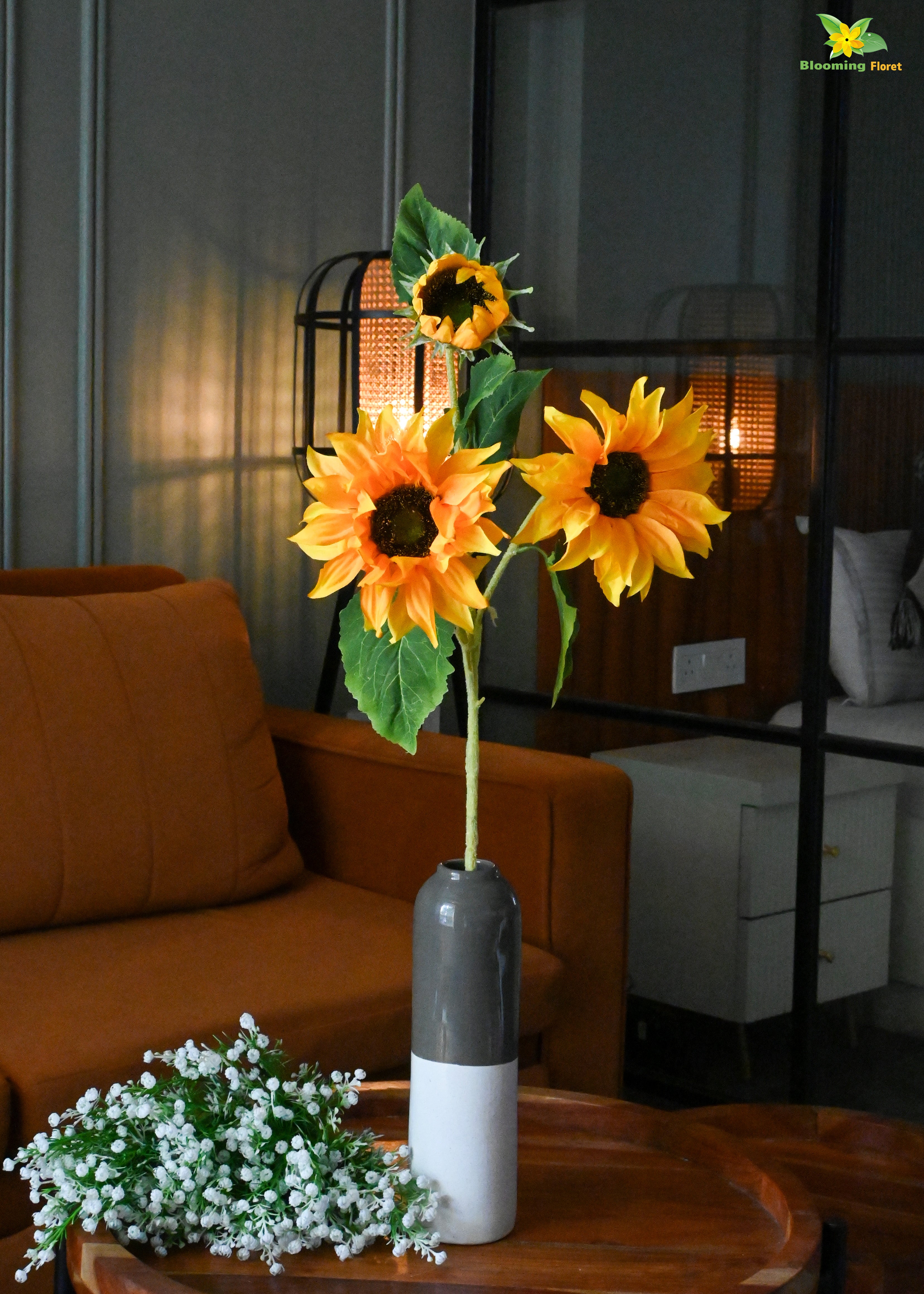 Artificial Sun Flower Stick for Decor