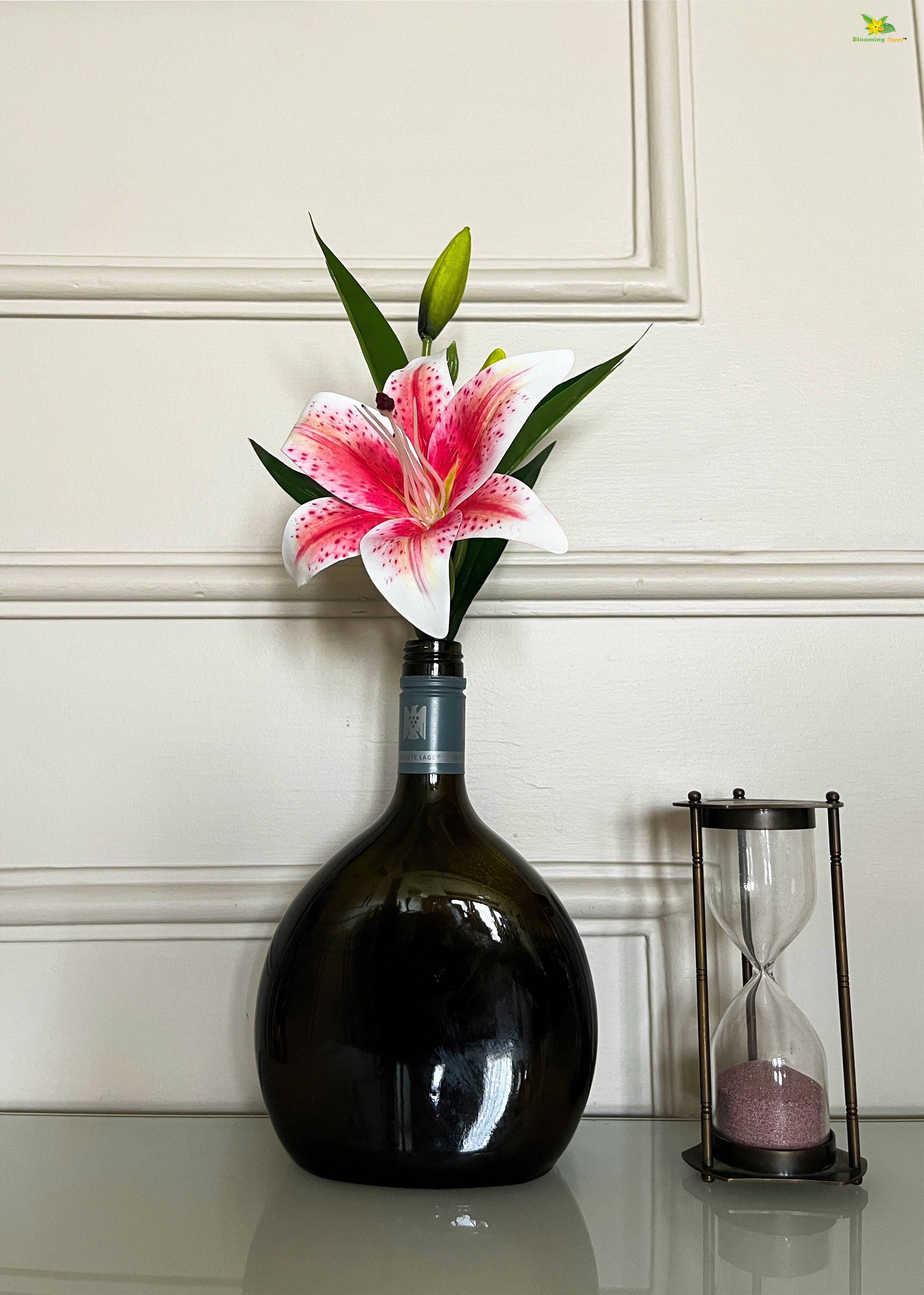 Artificial Lily Flower Stick for Decor