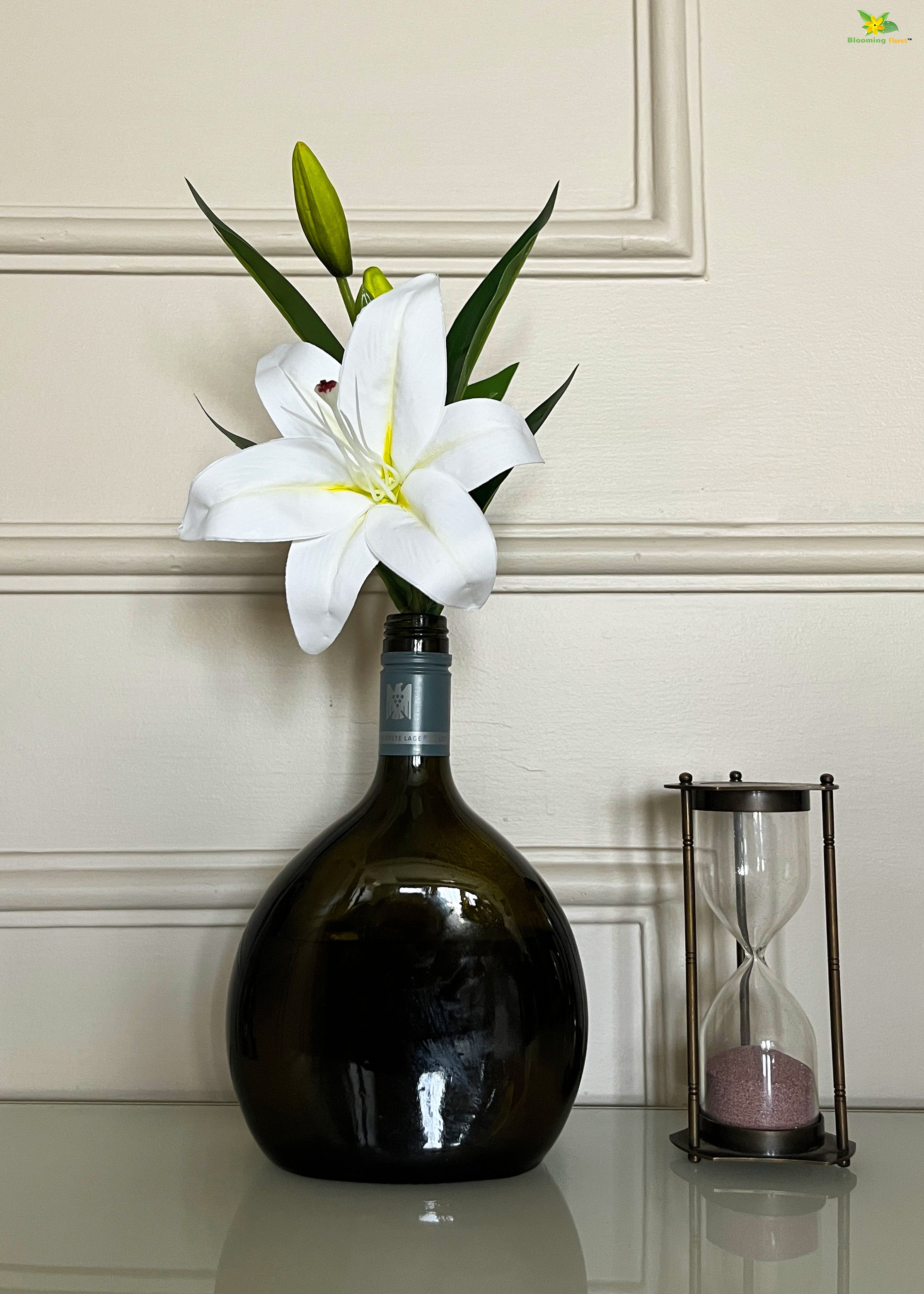 Artificial Lily Flower Stick for Decor