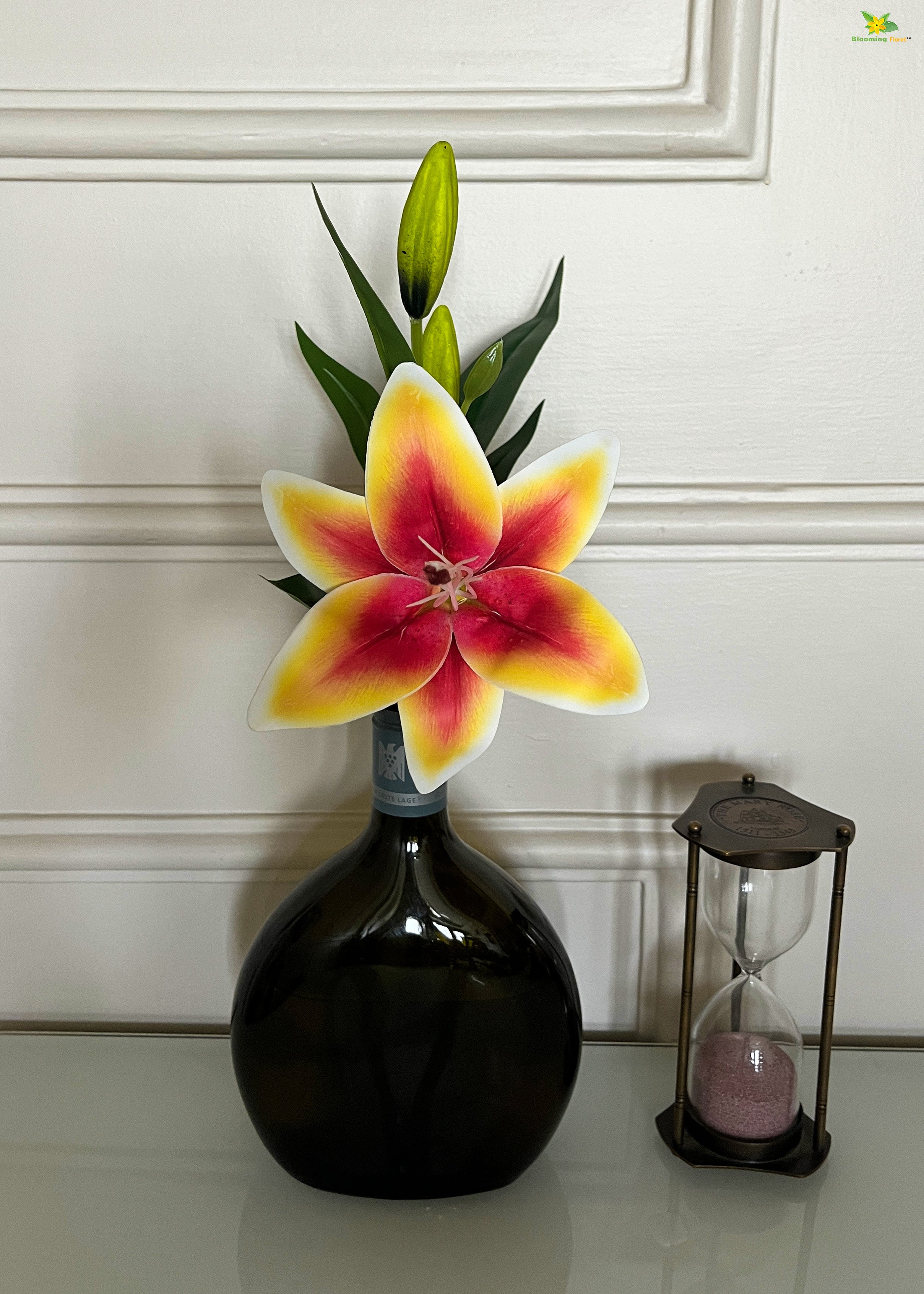 Artificial Lily Flower Stick for Decor