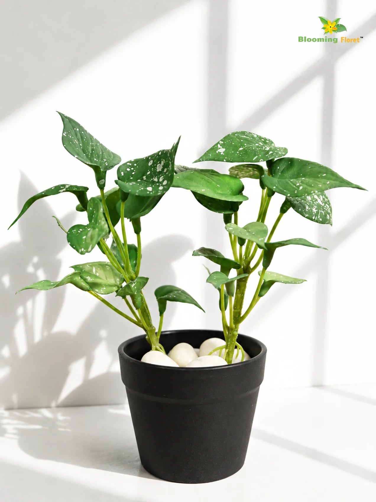 Artificial Money Plant Succulent | Small Green Leaves | 15 cm