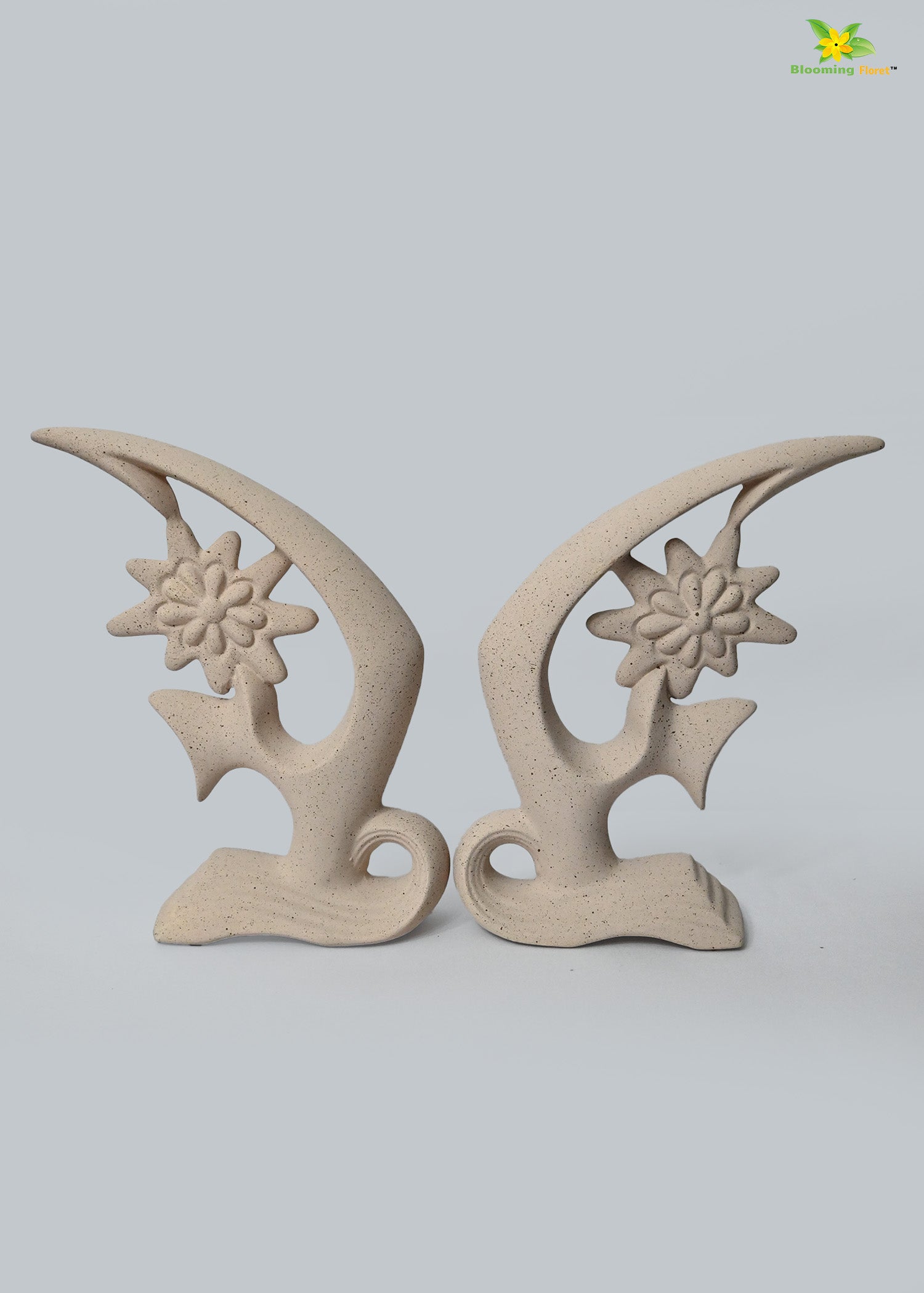 Abstract Fish Duo Figurine