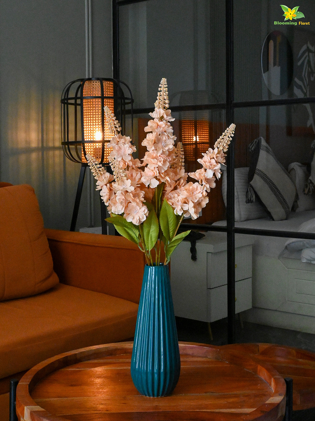 Artificial Snapdragon Flower Bunch - Peach
