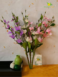 Artificial Radiant Moth Orchid Flower Bunch for Decor
