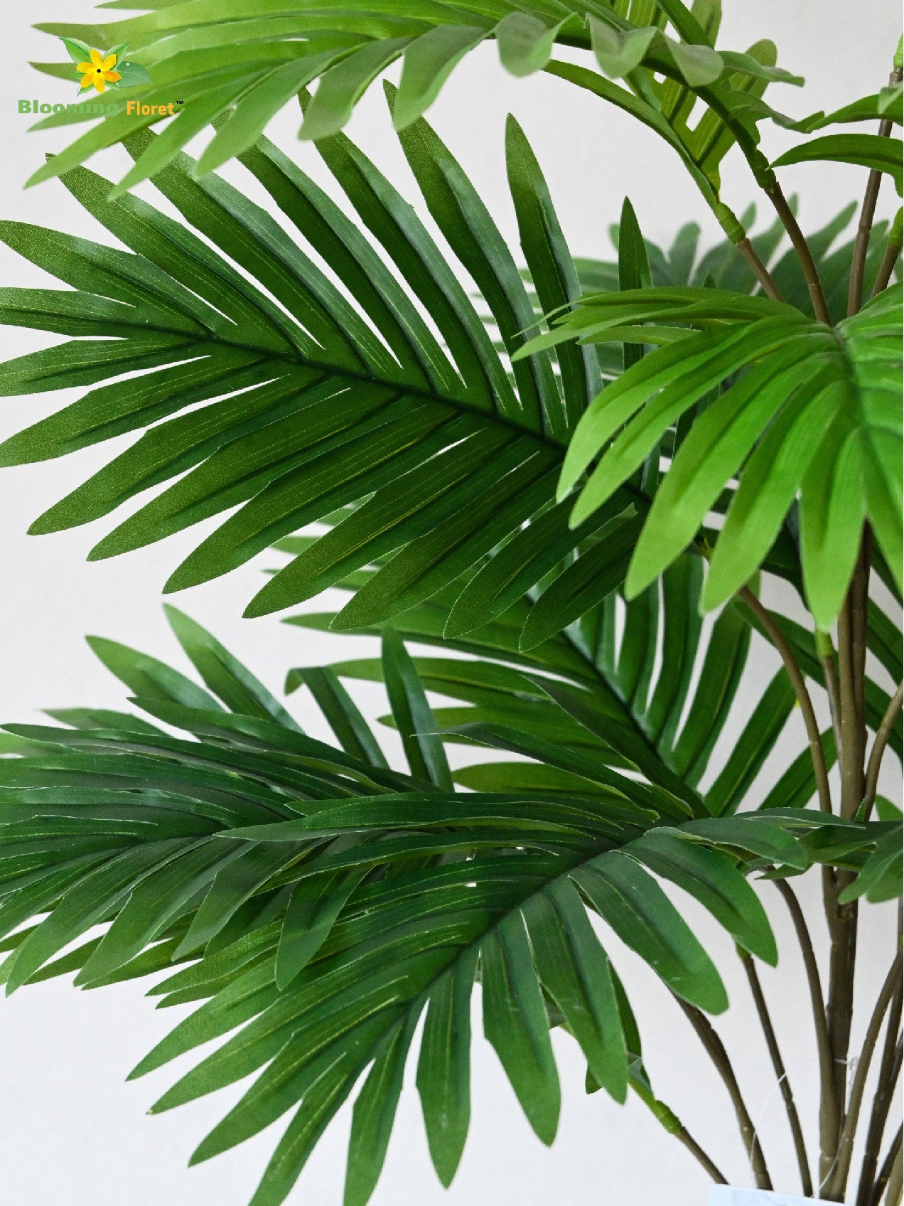 Artificial Areca Palm Plant – 109.2 cm, 27 Leaves, 3 Stem, with Basic Pot