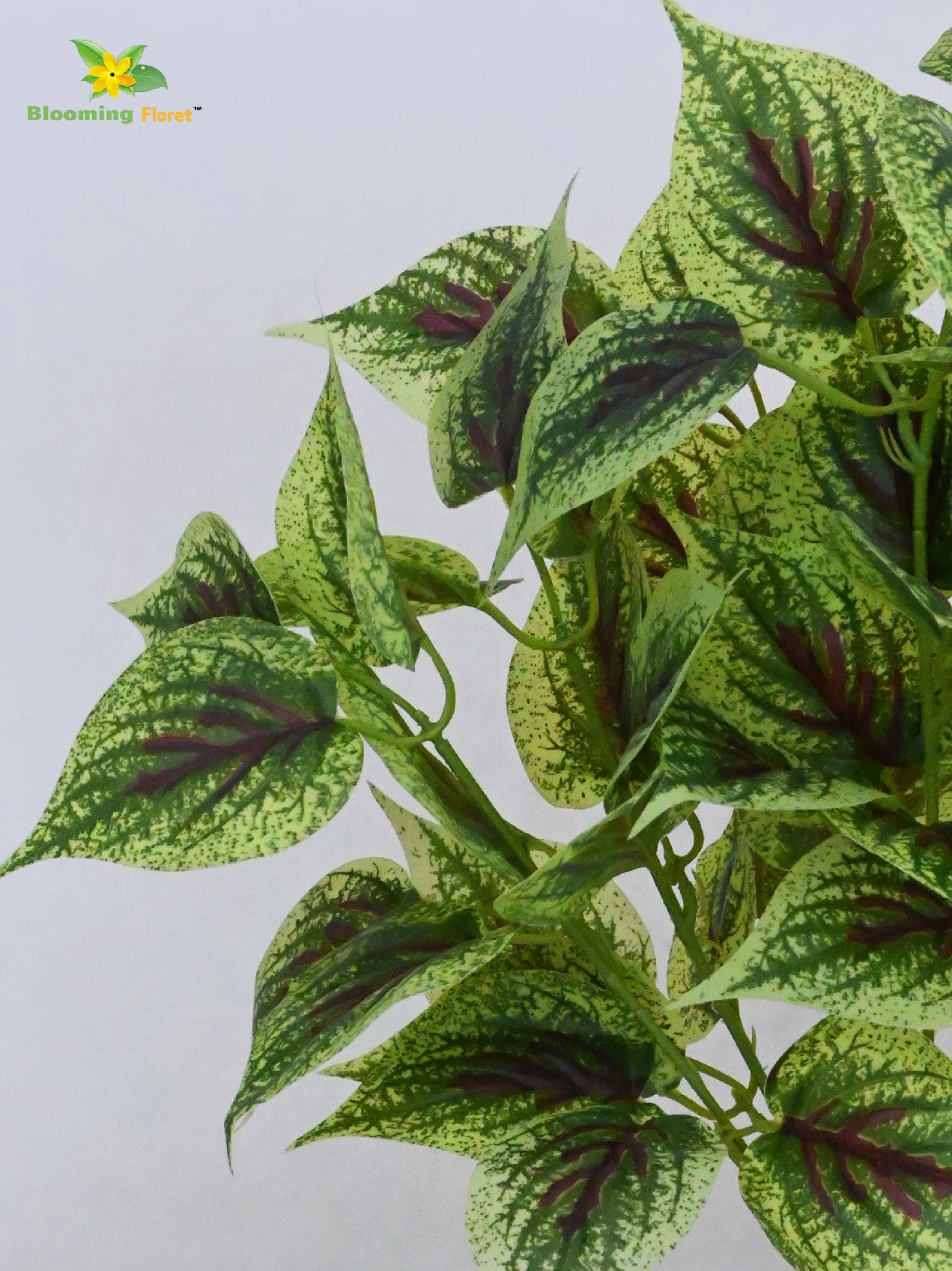 Artificial Dragon Heart Coleus Plant – 48.3 cm, with Basic Pot