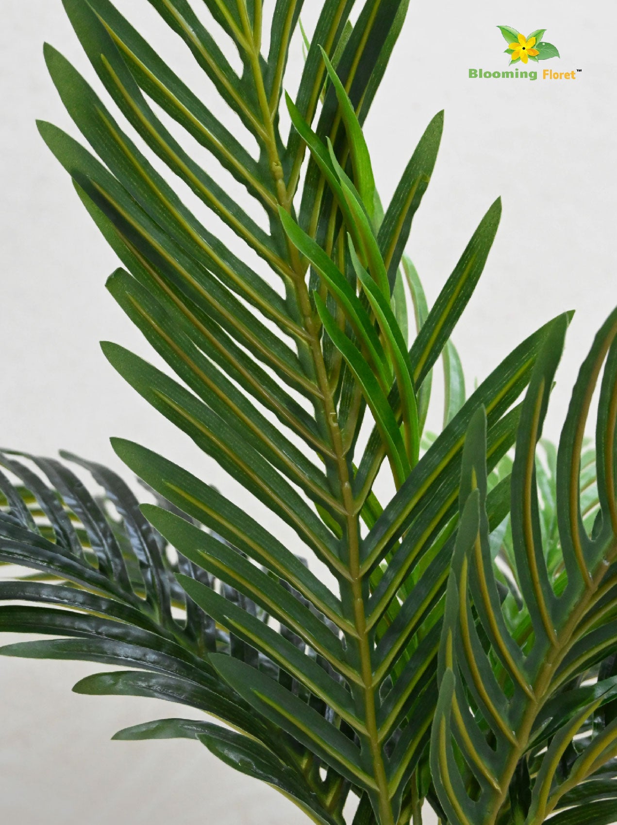 Artificial Bonsai Palm Tree – 68 cm, 9 Leaves, with Basic Pot
