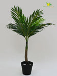 Artificial Bonsai Palm Tree – 68 cm, 9 Leaves, with Basic Pot