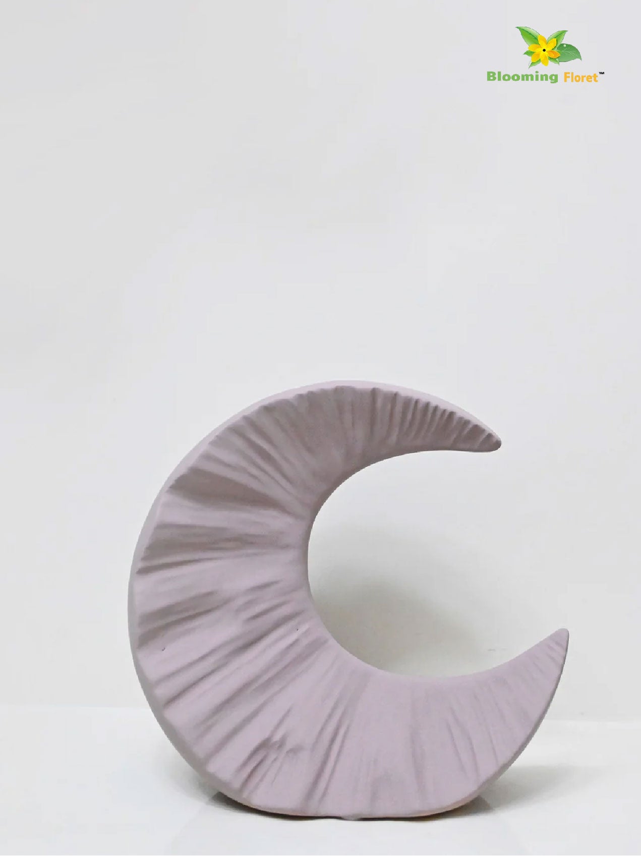 Half-Moon Ceramic Vase