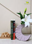 Half-Moon Ceramic Vase