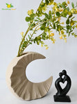 Half-Moon Ceramic Vase