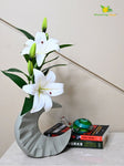 Half-Moon Ceramic Vase