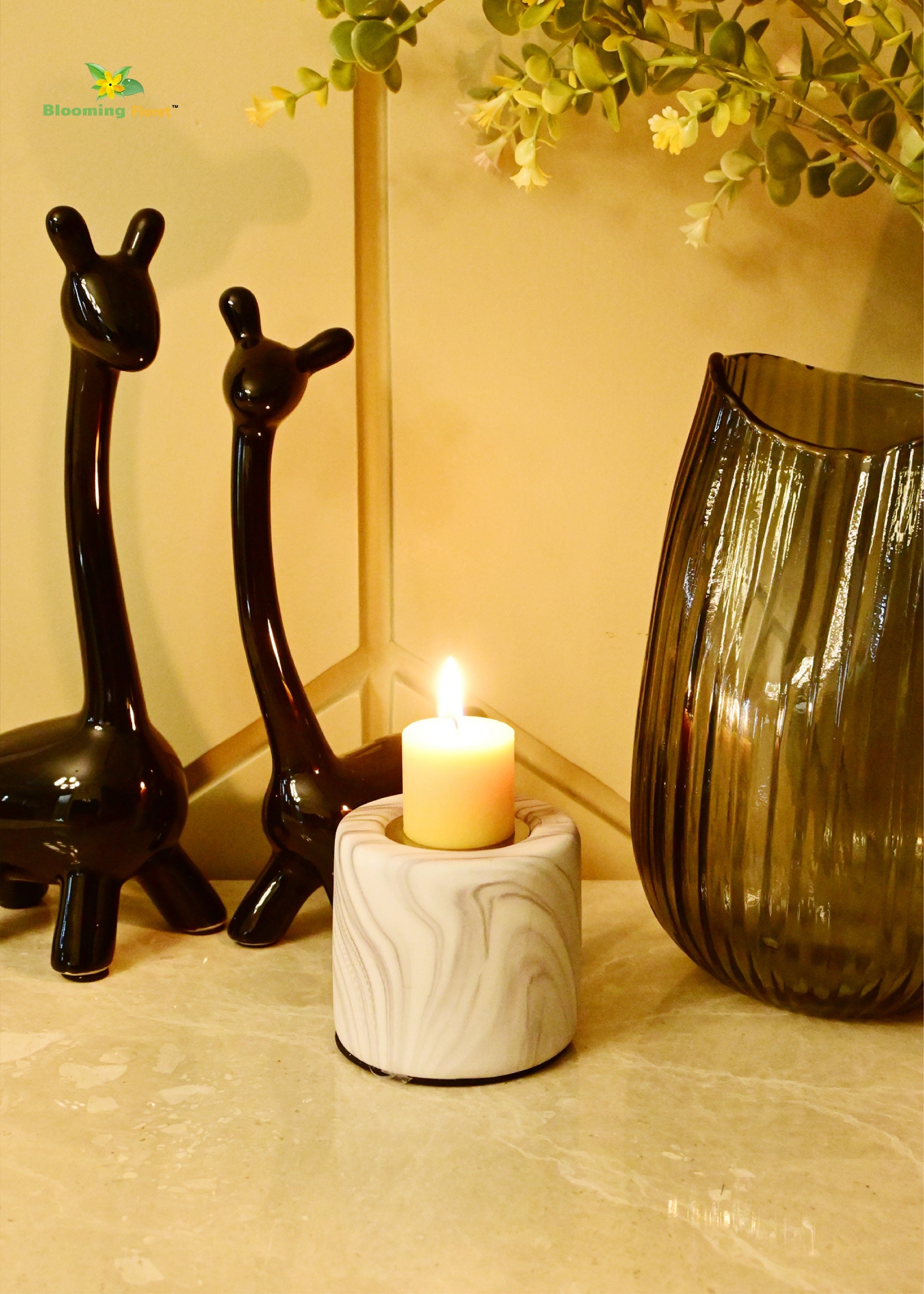 Marble Candle Holder