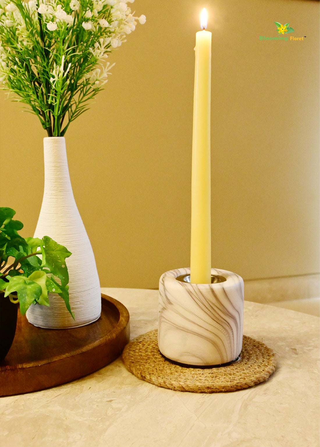 Marble Candle Holder