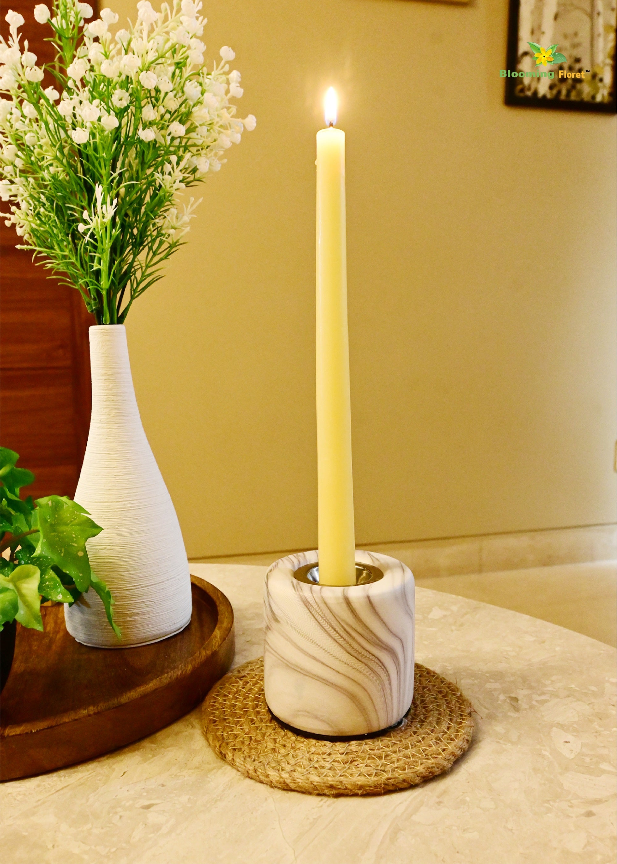 Marble Candle Holder