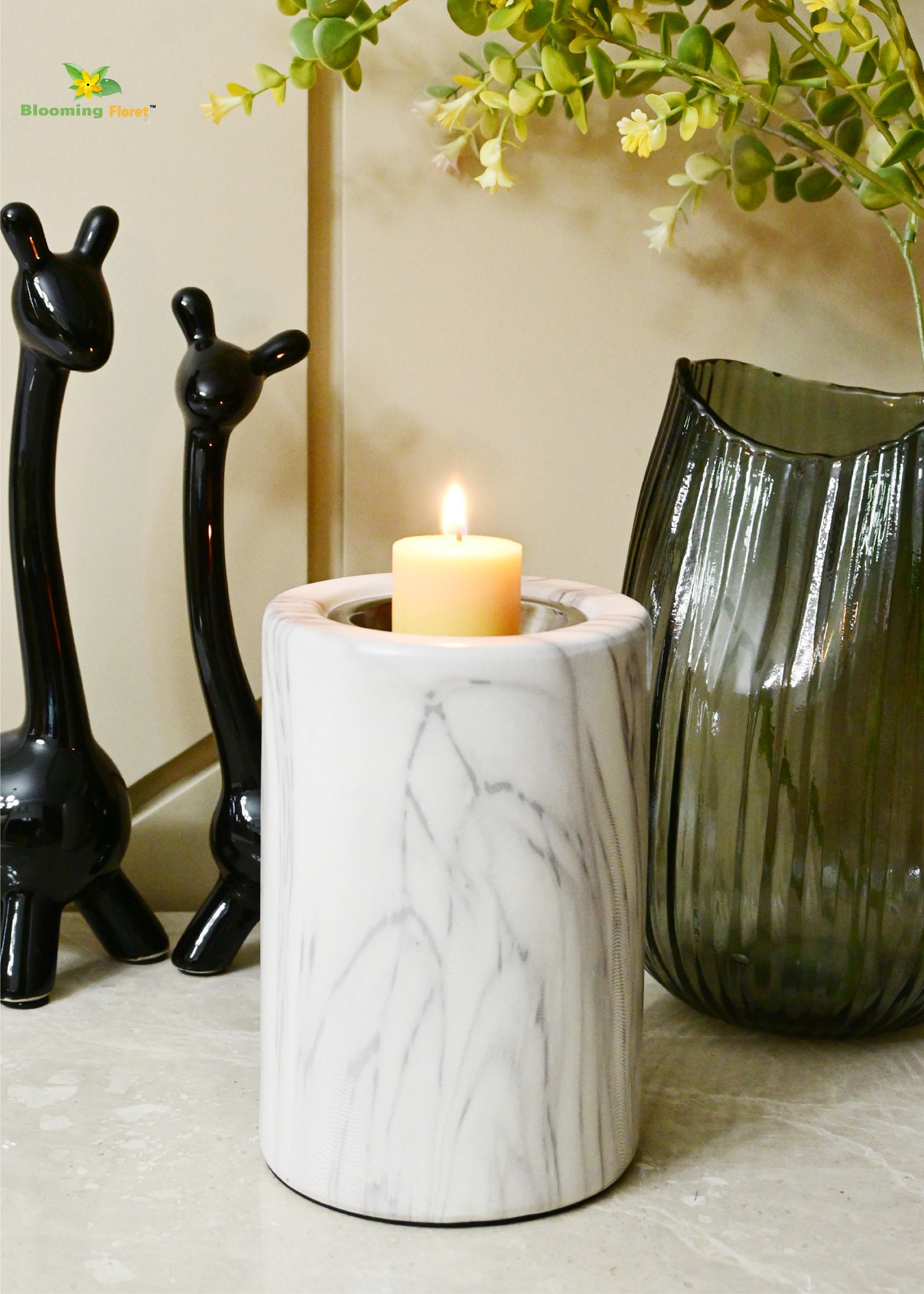 Marble Candle Holder