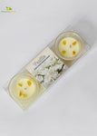 Glass Candle - Set of 2 Pcs, Vanilla