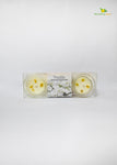Glass Candle - Set of 2 Pcs, Vanilla