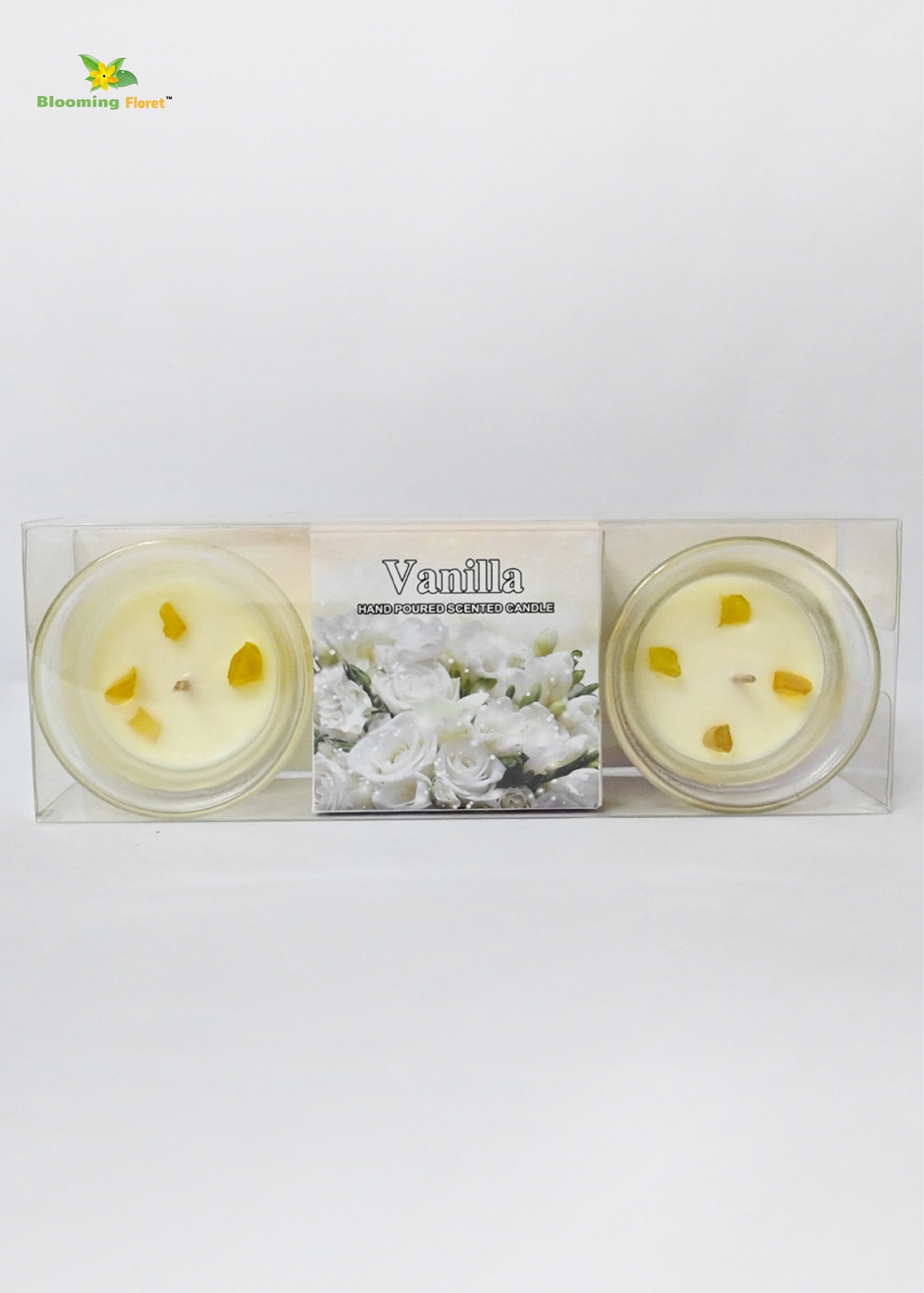 Glass Candle - Set of 2 Pcs