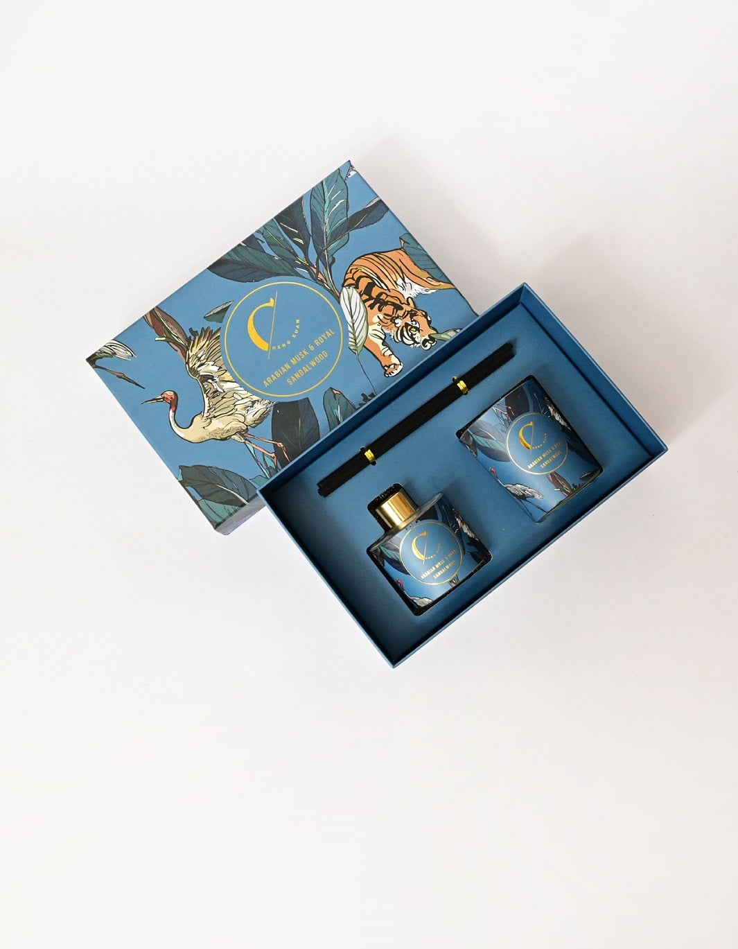 Fragrance Reed Diffuser and Candle Set