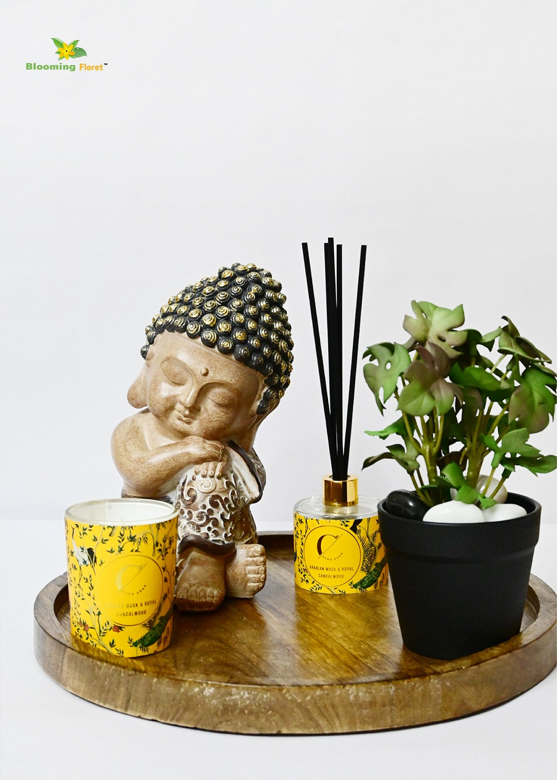 Fragrance Reed Diffuser and Candle Set | 27 cm