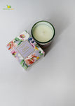 Scented Candle Glass Jar - Set of 2 Pcs, Jasmine Blossom
