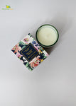 Scented Candle Glass Jar - Set of 2 Pcs, Sea Salt
