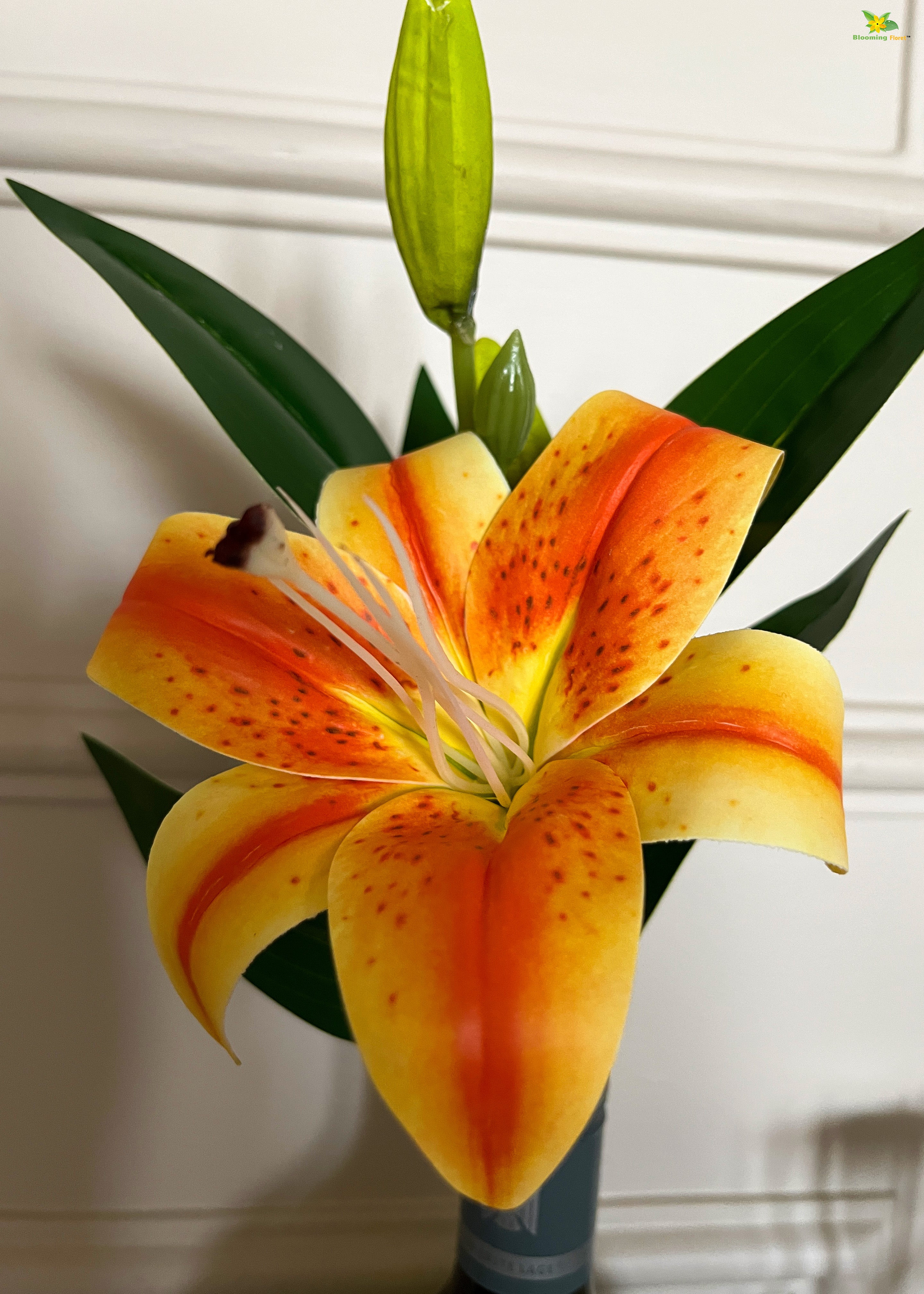 Artificial Lily Flower Stick for Decor