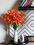 Artificial Dame's Rocket Flowers Bunch - Orange